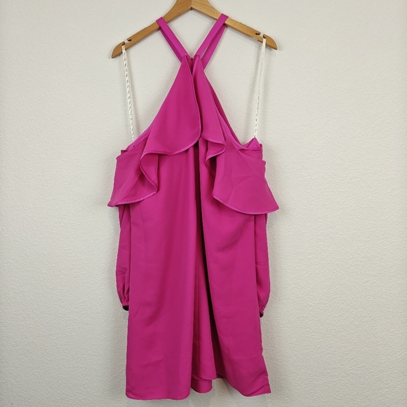 Lilly Pulitzer Abrielle Mini Dress Sunny Shoulder In Berry Sangri, Pink $228 NWT - Picture 10 of 13